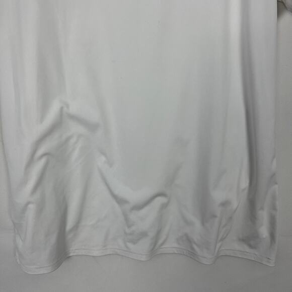Nike Dri-Fit Athletic White Scoop Neck Top Size M - Picture 8 of 11